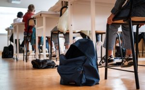Rentree des classes au college Charles De Gaulle Landerneau