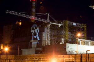 30th Anniversary Projection at Chernobyl